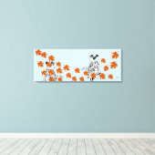 Leinwand Art: Herbstblatt (Insitu (Holzboden))