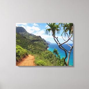 Leinwand Art-Kauai-Küste