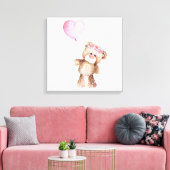 Leinwand Art — Kinderbärchen mit Ballon (Insitu (Wohnzimmer))