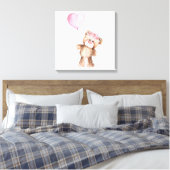 Leinwand Art — Kinderbärchen mit Ballon (Insitu (Schlafzimmer))