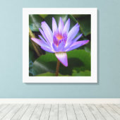 Leinwand Art-Lotus Blume (Insitu (Holzboden))