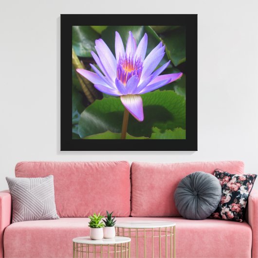 Leinwand Art-Lotus Blume (Insitu (Wohnzimmer))