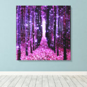 Leinwand Art Magic Forest Lila Pink (Insitu (Holzboden))