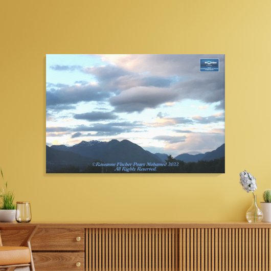 Leinwand Art (MountainView #1) RFPMDesigns ©2022 (Insitu (Wohnzimmer))