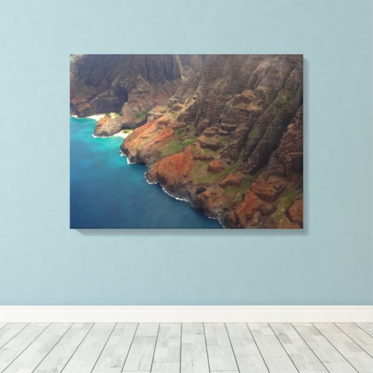 Leinwand Art-Napali Küste Kauai (Insitu (Holzboden))