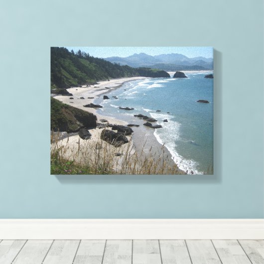 Leinwand Art Oregon Küste (Insitu (Holzboden))