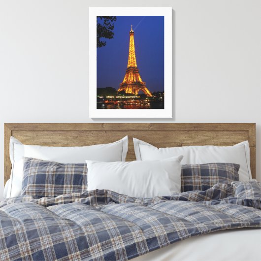 Leinwand Art-Paris Eiffel Tower (Insitu (Schlafzimmer))