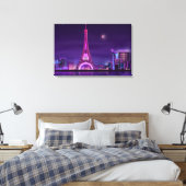 Leinwand Art-Paris-Nacht (Insitu (Schlafzimmer))
