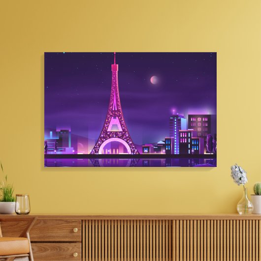 Leinwand Art-Paris-Nacht (Insitu (Wohnzimmer))