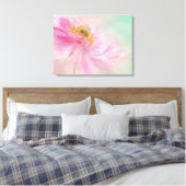 Leinwand Art-Pink-Blume (Insitu (Schlafzimmer))
