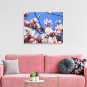 Leinwand Art-Pink Magnolia (Insitu (Wohnzimmer))