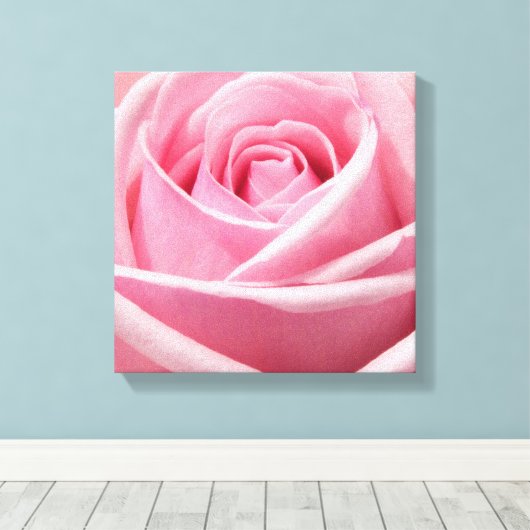 Leinwand Art-Pink Rose (Insitu (Holzboden))