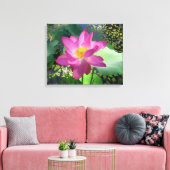 Leinwand Art-Pink Wasserlilie (Insitu (Wohnzimmer))