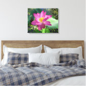 Leinwand Art-Pink Wasserlilie (Insitu (Schlafzimmer))