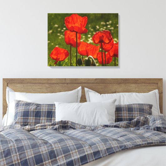 Leinwand Art-Poppies (Insitu (Schlafzimmer))