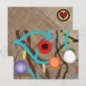 Leinwand Art Postkarte (Vorne/Hinten)