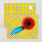 Leinwand Art Postkarte (Vorne/Hinten)