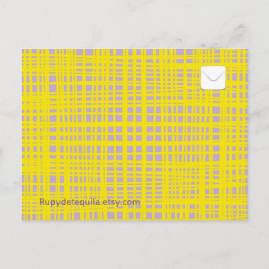 Leinwand Art Postkarte (Rückseite)