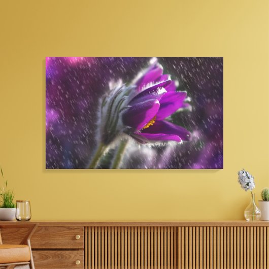 Leinwand Art Print - Frühlingsduschen (Insitu (Wohnzimmer))