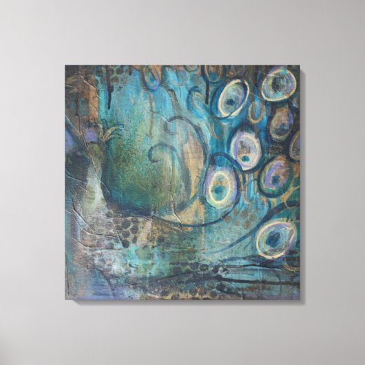 Leinwand Art Print Peacock (Vorderseite)