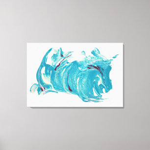 Leinwand Art Print - "Running with the Wind"