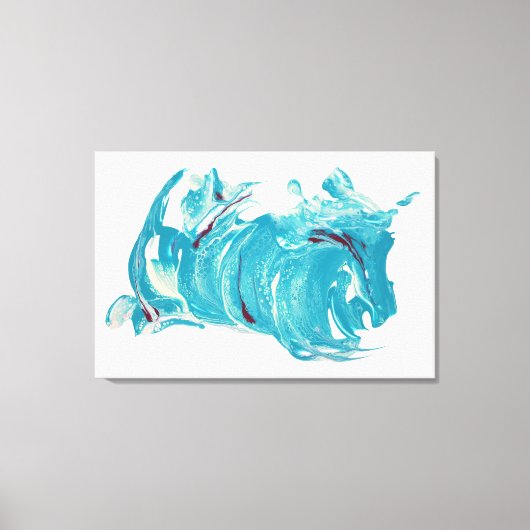 Leinwand Art Print - "Running with the Wind" (Vorderseite)