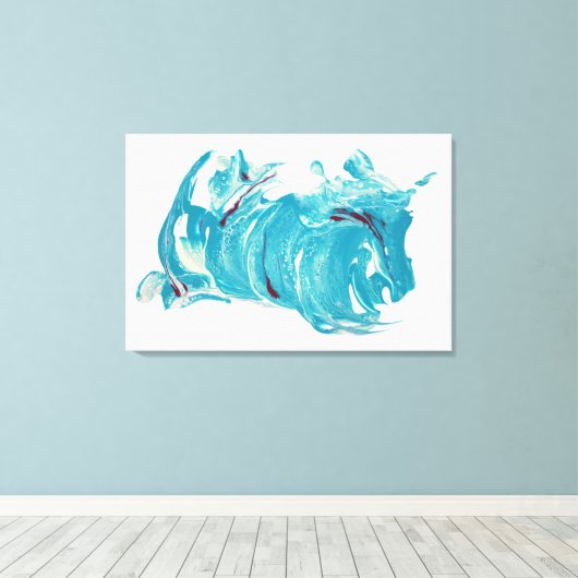 Leinwand Art Print - "Running with the Wind" (Insitu (Holzboden))