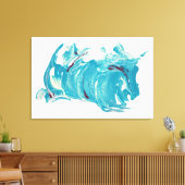 Leinwand Art Print - "Running with the Wind" (Insitu (Wohnzimmer))