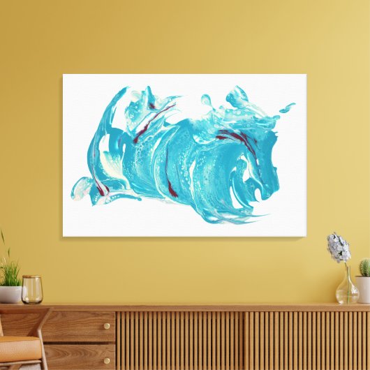 Leinwand Art Print - "Running with the Wind" (Insitu (Wohnzimmer))