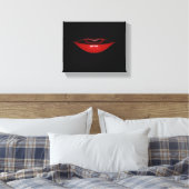 Leinwand Art-Red Lips (Insitu (Schlafzimmer))