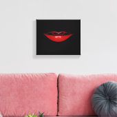 Leinwand Art-Red Lips (Insitu (Wohnzimmer))