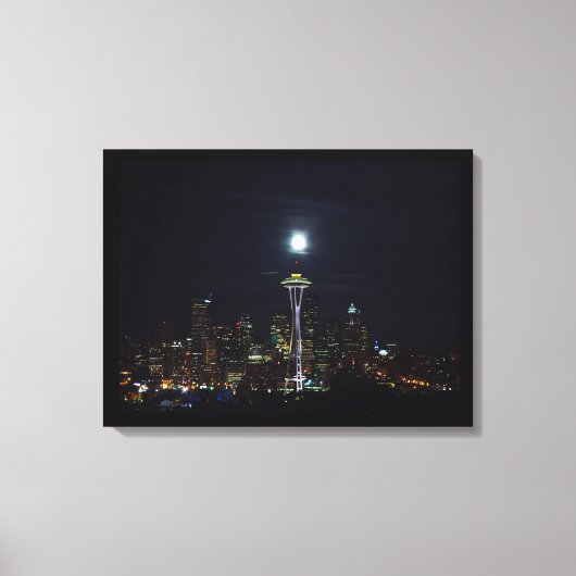 Leinwand Art-Seattle Skyline (Vorderseite)