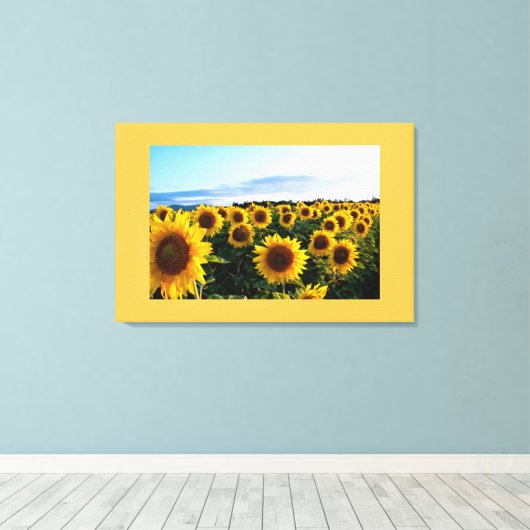 Leinwand Art-Sunflowers (Insitu (Holzboden))