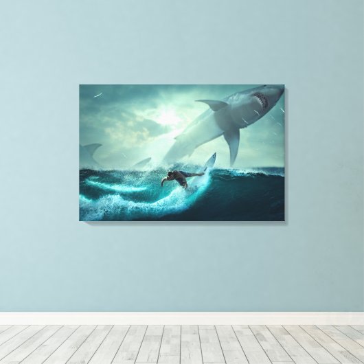 Leinwand Art-Surfer Wave (Insitu (Holzboden))
