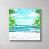 Leinwand Art-Tropical Beach (Vorderseite)