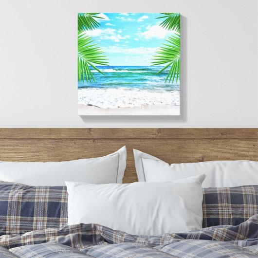 Leinwand Art-Tropical Beach (Insitu (Schlafzimmer))