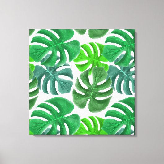 Leinwand Art Tropical Palm Print (Vorderseite)