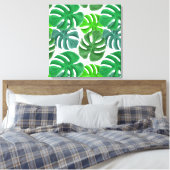 Leinwand Art Tropical Palm Print (Insitu (Schlafzimmer))