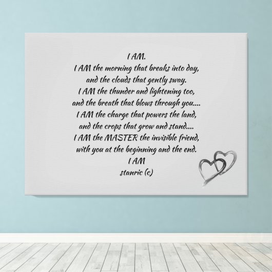 LEINWAND ART UND DESIGN STIL (Insitu (Holzboden))