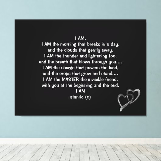 LEINWAND ART UND DESIGN STIL (Insitu (Holzboden))