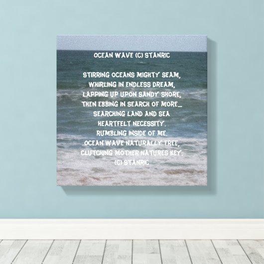 LEINWAND ART UND DESIGN STIL (Insitu (Holzboden))