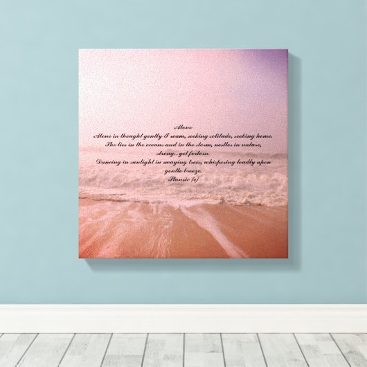 LEINWAND ART UND DESIGN STIL (Insitu (Holzboden))