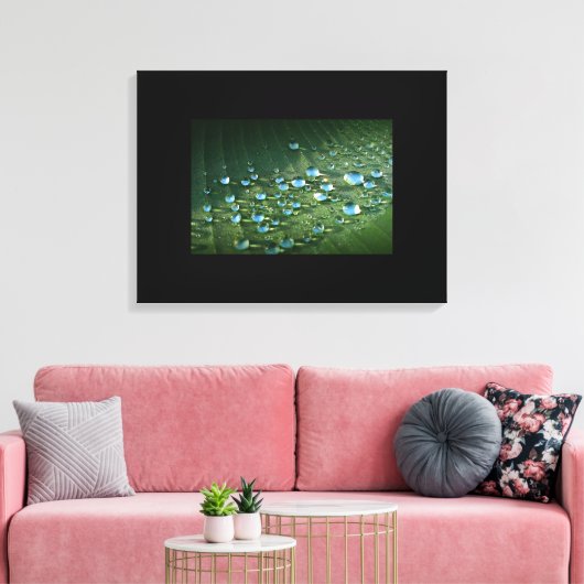Leinwand Art-Water-Droplets (Insitu (Wohnzimmer))