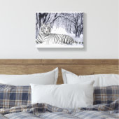 Leinwand Art White Tiger (Insitu (Schlafzimmer))