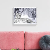 Leinwand Art White Tiger (Insitu (Wohnzimmer))