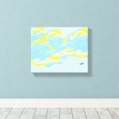 Leinwand Art: Windy Sky (Insitu (Holzboden))