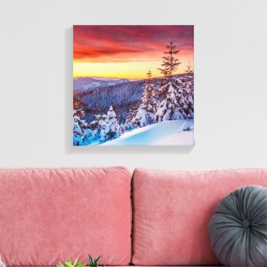 Leinwand Art-Winter Szene (Insitu (Wohnzimmer))