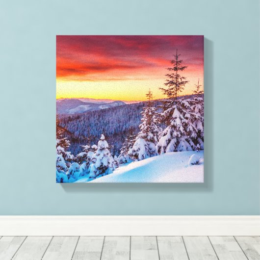 Leinwand Art-Winter Szene (Insitu (Holzboden))