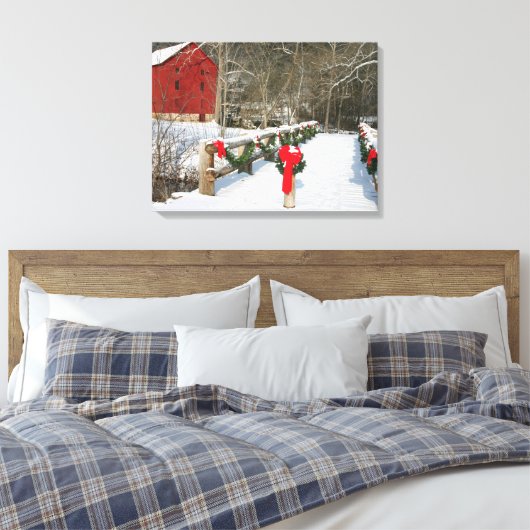 Leinwand Art-Winter Szene (Insitu (Schlafzimmer))