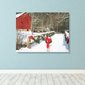 Leinwand Art-Winter Szene (Insitu (Holzboden))